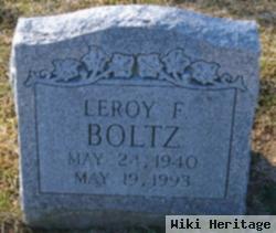 Leroy F Boltz