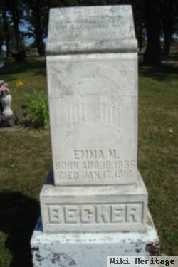 Emma Mathilda Hawkins Becker