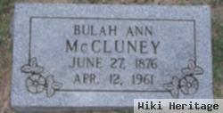 Bulah Ann Mccluney