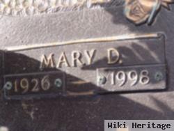 Mary D Webb