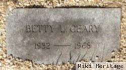 Betty L Kilmer Geary