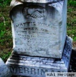 Martha Willis "mattie" Moore Merriman