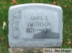 Arpil E Smithson