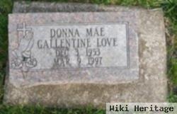 Donna Mae Gallentine Love