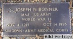 Maj Joseph N Bonner