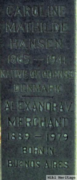 Alexandra V Merchant