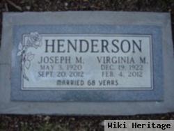 Virginia M. Henderson
