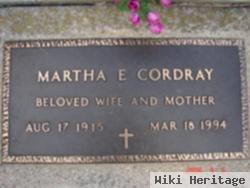 Martha E Cordray