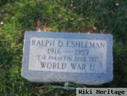 Ralph D Eshleman