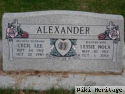 Cecil Lee Alexander