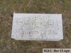 Elizabeth Dundass Heysett