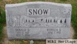 Donald D Snow