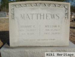 William B Matthews