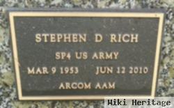 Stephen D Rich
