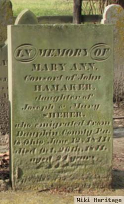 Mary Ann Sherer Hamaker