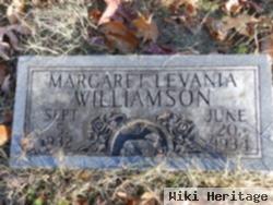 Margaret Levania Williamson