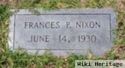 Frances P Nixon