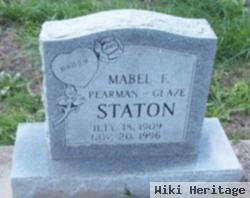 Mabel F. Pearman Glaze Staton