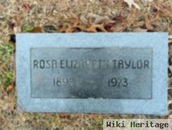 Rosa Elizabeth Taylor