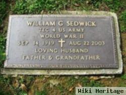 William G "bill" Sedwick