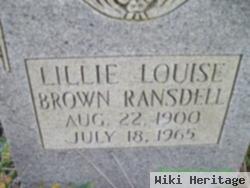 Lillie Louise Brown Ransdell