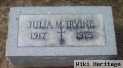 Julia M Irvine