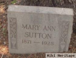 Mary Ann Sutton