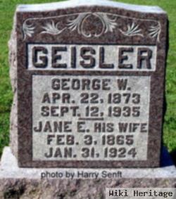 Jane Elizabeth Krout Geisler