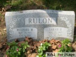 Mulford M Rulon