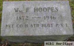 William F Hoopes