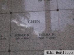 Thelma M Green