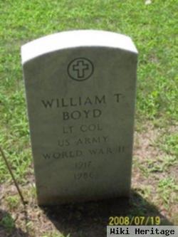 William T Boyd