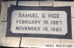 Samuel Gillette Rice