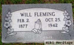 William Walton "will" Fleming