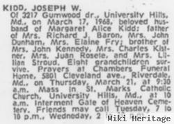 Joseph Wilkinson "joe" Kidd