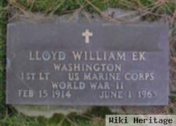 1Lt Lloyd William Ek