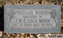 Beulah Elsie Moon Yoder