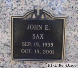 John E. Sax