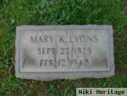 Mary K. Lyons