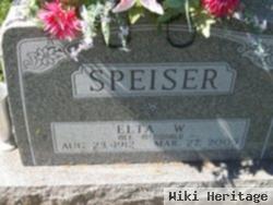 Elta W. Mcdonald Speiser