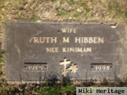 Ruth M Kinsman Hibben