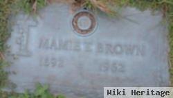 Mamie T Brown