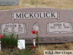 Hester M Mickolick