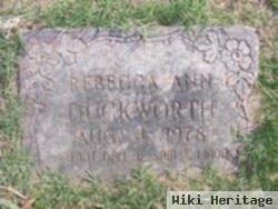 Rebecca Ann Duckworth