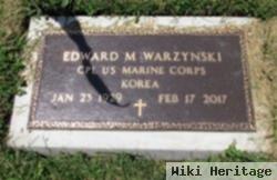 Edward M Warzynski
