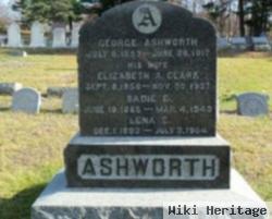 Sadie E Ashworth