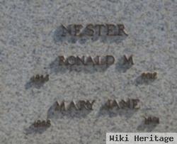 Ronald M Nester