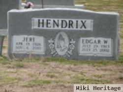 Edgar W Hendrix