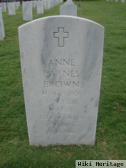 Anne Elizabeth Barnes Brown