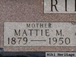 Mattie M Riddle